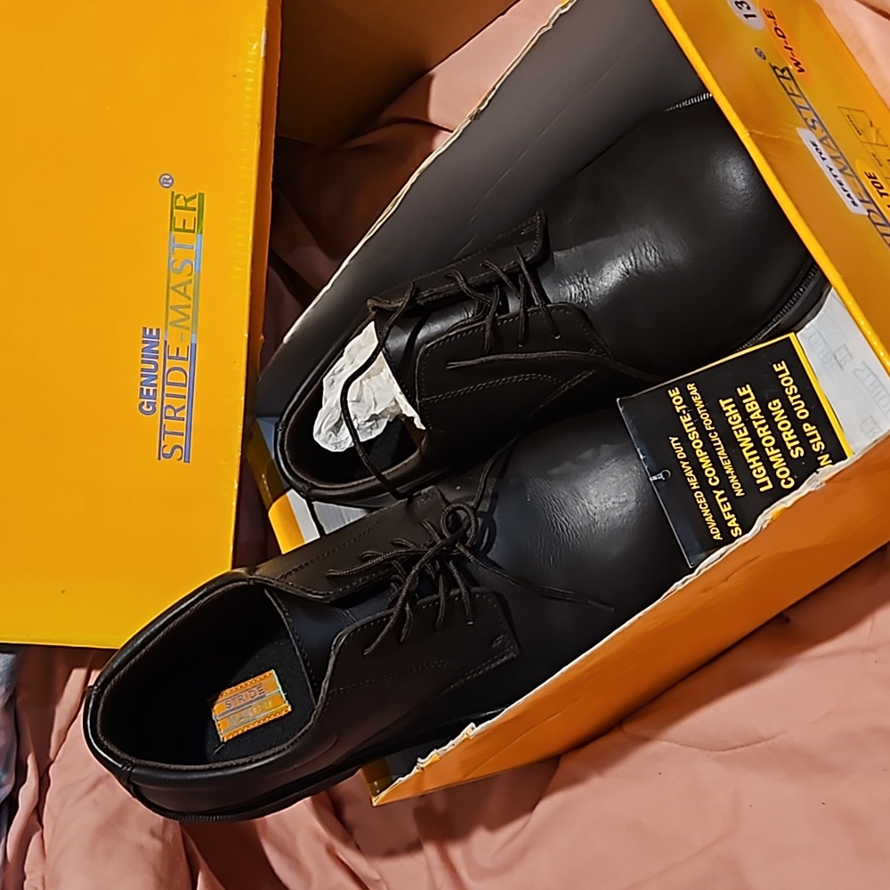 Vintage Stride-Master steel toe Size 13